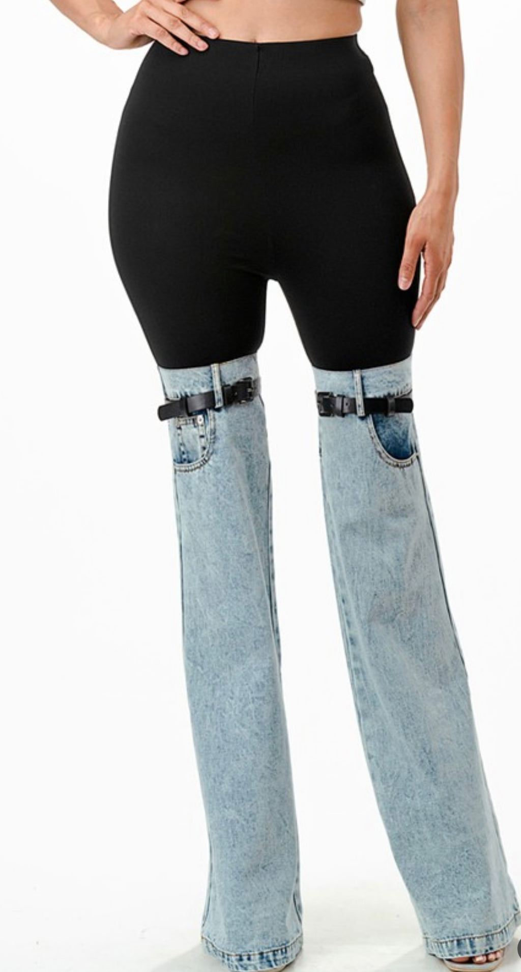 Denim Bottom Pants