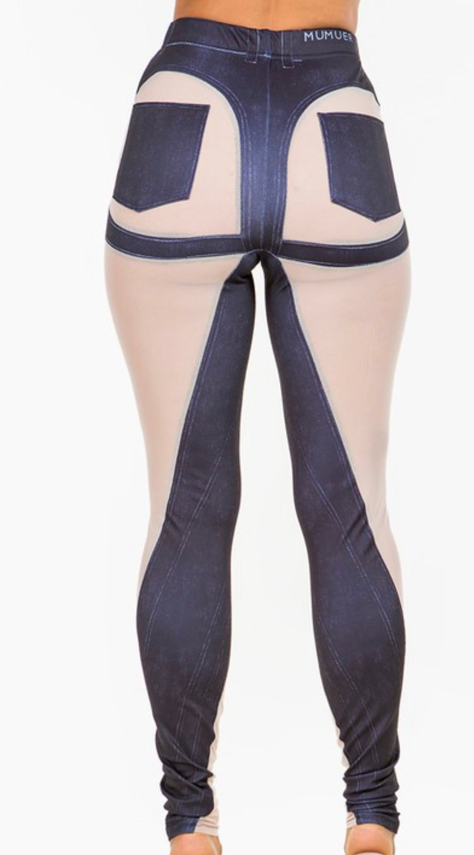 Mesh Print Pants