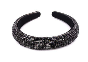 Rhinestone Padded Headband Bejewelled